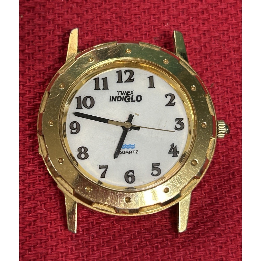 Vintage Ladies Timex Indiglo Quartz Watch Read For Parts